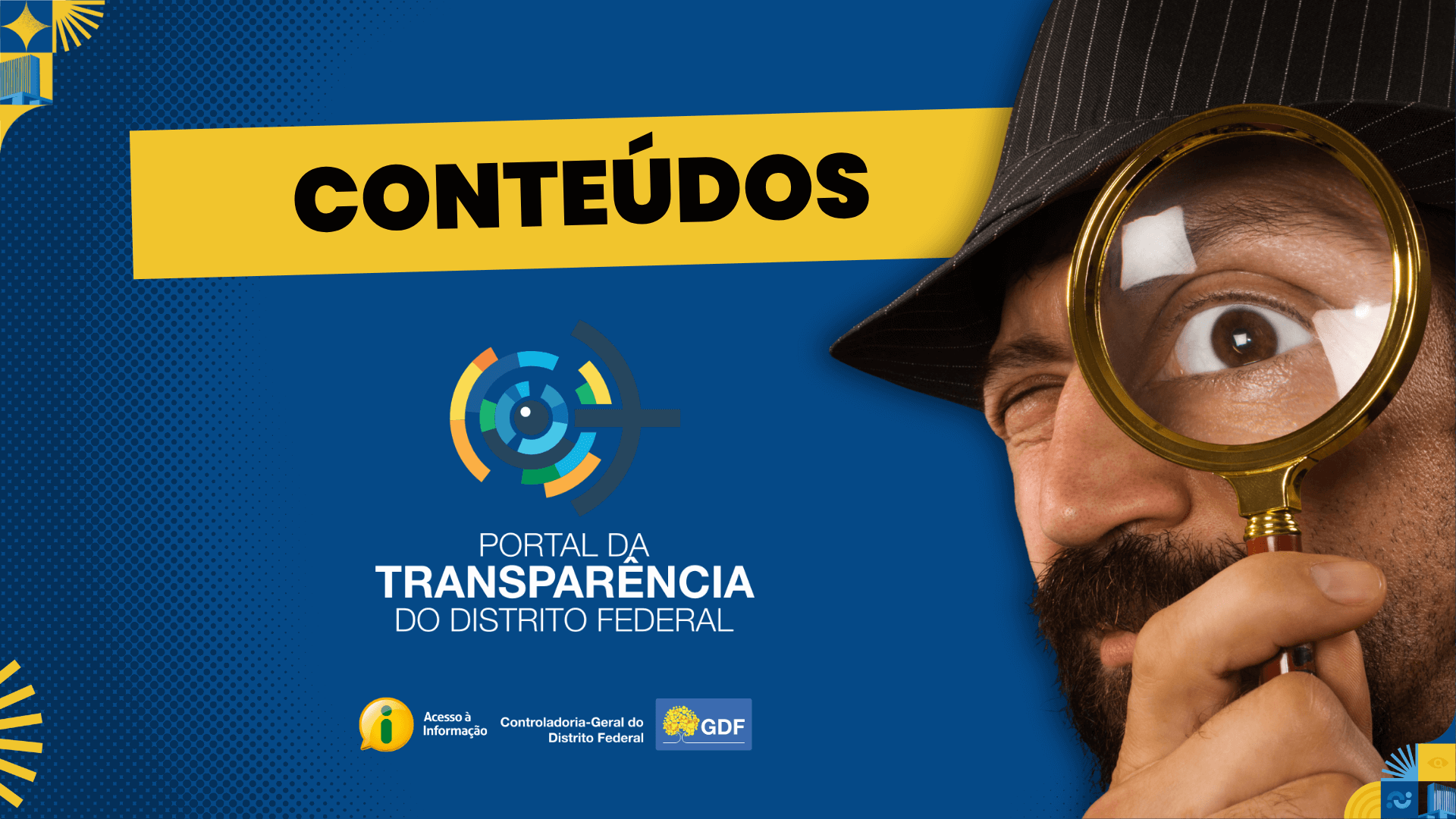 Conteúdos do Portal da Transparência DF